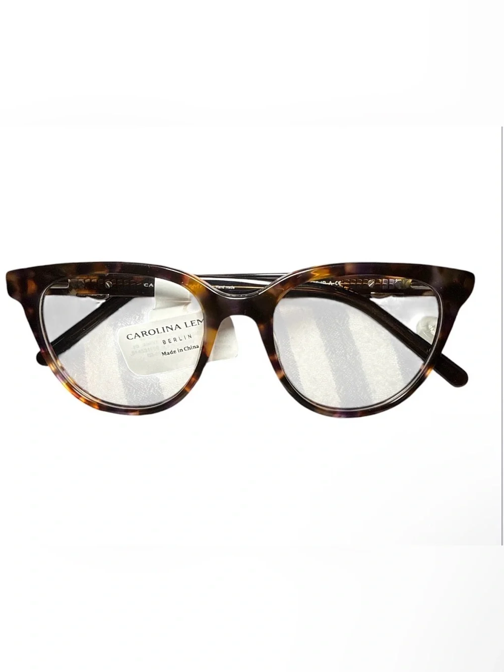 Carolina Lemke Betty optical eyeglasses in a tortoiseshell / dark havana